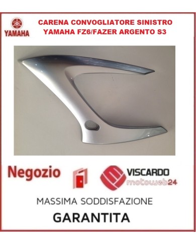 Carena laterale sinistra Yamaha FZ6 Fazer colore argento S3 codice 5VX2830C00P0