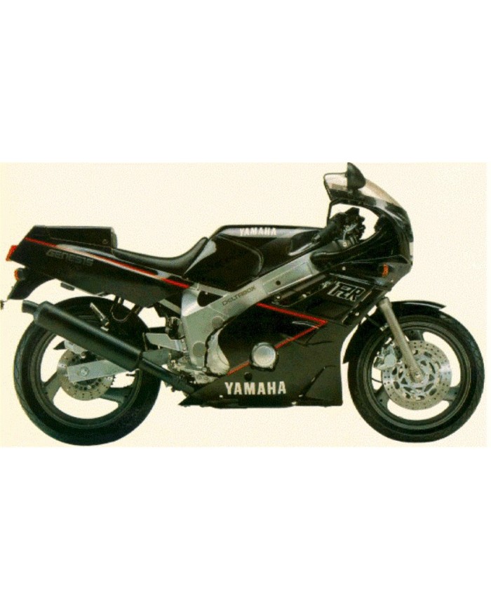 Carena destra nero lucido originale Yamaha FZR 600 1989-1989