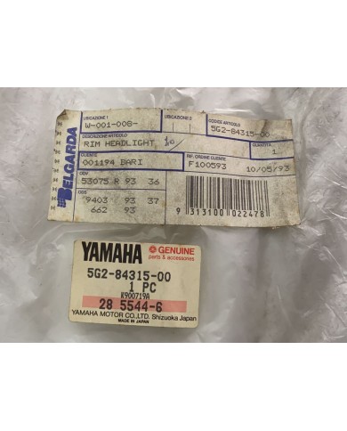Ghiera faro anteriore cromato originale Yamaha TZR 125 1988