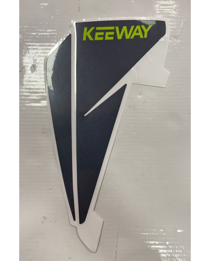 Adesivo fianchetto serbatoio benzina destro verde fluo originale Keeway RKF 125 2020-2021