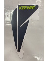 Adesivo fianchetto serbatoio benzina destro nero opaco originale Keeway RKF 125 2018-2021