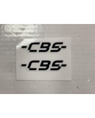 Adesivo nero CBS parafango anteriore originale Keeway RKF RKV Cityblade Logik 125 2017-2021