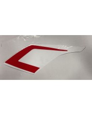 Adesivo fianchetto serbatoio benzina  rosso-bianco originale Keeway RKF 125 2020-2021
