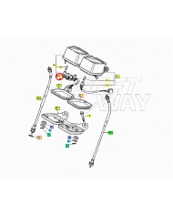 Cablaggio contagiri originale Yamaha XT XT E XT Z Tenere 550-600 1982-1990