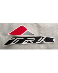 Adesivo scritta TRK carena fianchetto sinistro benelli TRK X 502 codice 05511P16WF02