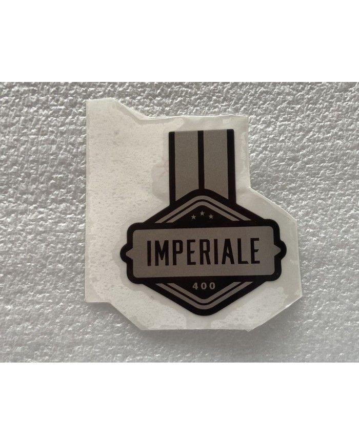 Adesivo argento imperiale serbatoio originale Benelli Imperiale