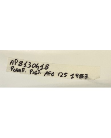 Carter parafango catena posteriore bianco originale Aprilia AF1 125 codice AP8130418