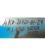 Fianchetto destro blu originale Yamaha XJ 650 Seca 1982 codice 4K0217210129