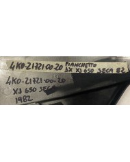 Fianchetto destro grigio originale Yamaha XJ 650 Seca 1982 codice 4K0217210020