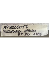 Parafango portatarga posteriore rosso originale Aprilia ET 50 1987 codice AP8226017