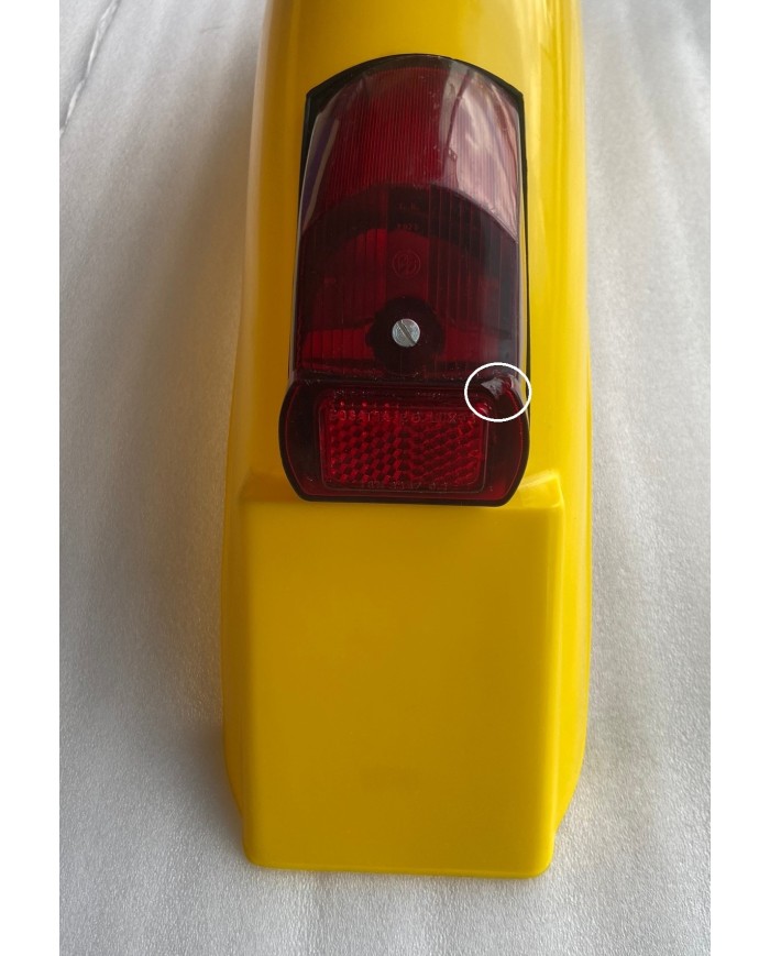 Parafango posteriore giallo originale UFO per moto da cross enduro d'epoca codice Z105G
