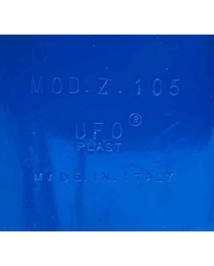 Parafango posteriore blu originale UFO per moto da cross enduro d'epoca codice Z105B