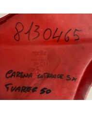 Carena laterale sinistra rosso bianco originale Aprilia Tuareg 50 1986 codice AP8130465