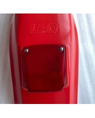 Parafango posteriore rosso originale UFO per moto da cross enduro d'epoca codice 1207R