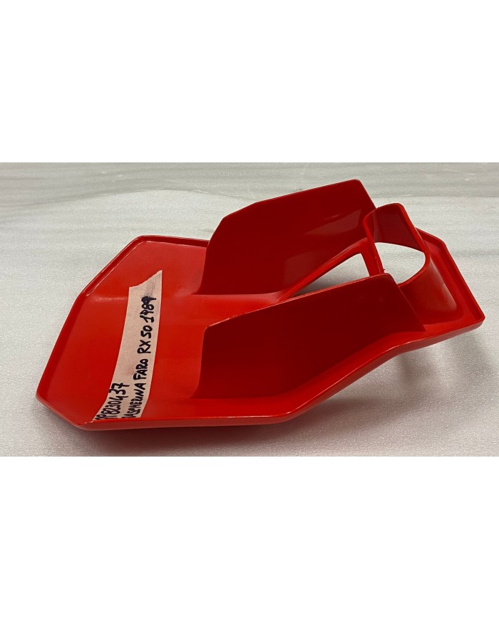 Cupolino maschera porta faro rosso originale Aprilia RX 50 1989 codice AP8230437