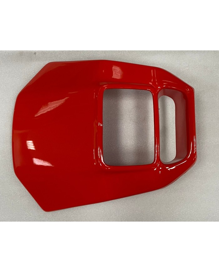 Cupolino maschera porta faro rosso originale Aprilia RX 50 1989 codice AP8230437