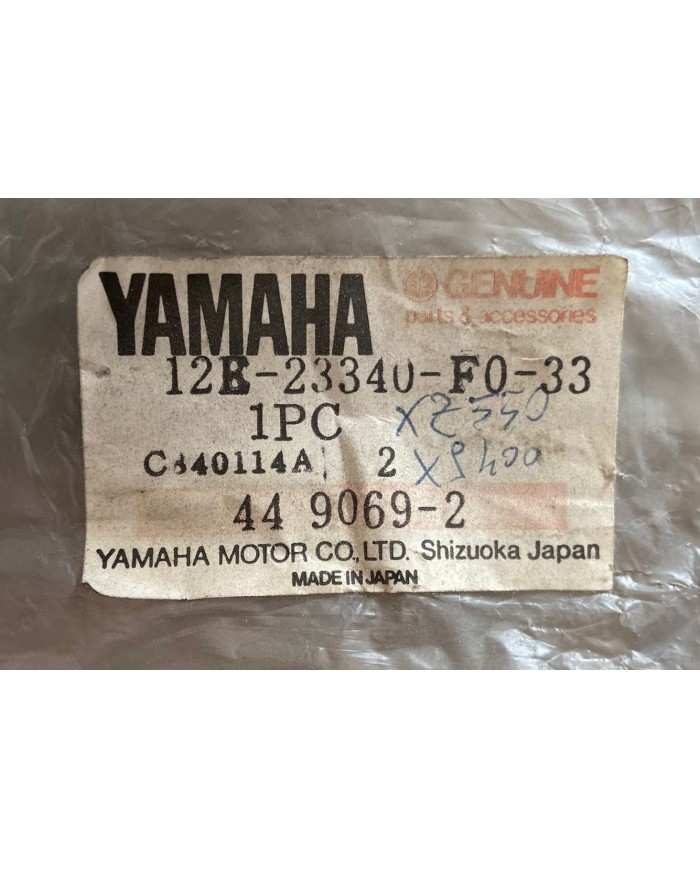 Piastra forcella anteriore originale Yamaha XZ 550 codice 12E23340F033