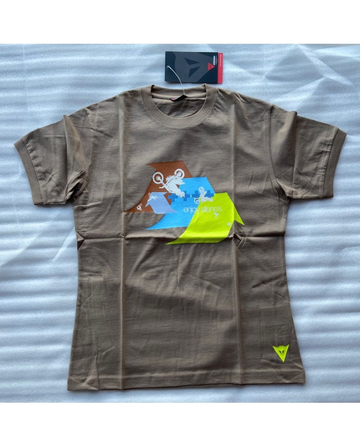 Maglia T-shirt originale Dainese Browny TG M codice 3890197C6705