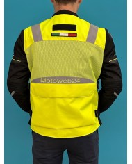 Gilet Moto Tecnico ad alta visibilità giallo flou Motoweb24