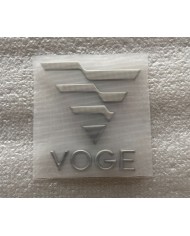 Adesivo logo serbatoio originale Voge Trofeo 300AC Scrambler Trofeo 300 AC codice 370381154-0001
