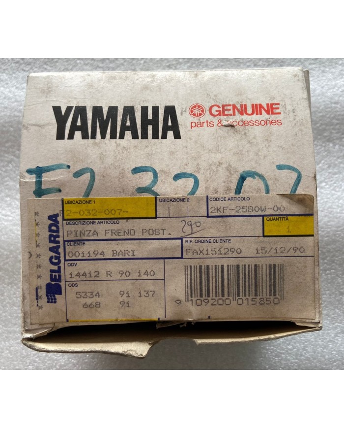 Pinza freno posteriore originale Yamaha XT 600 1989