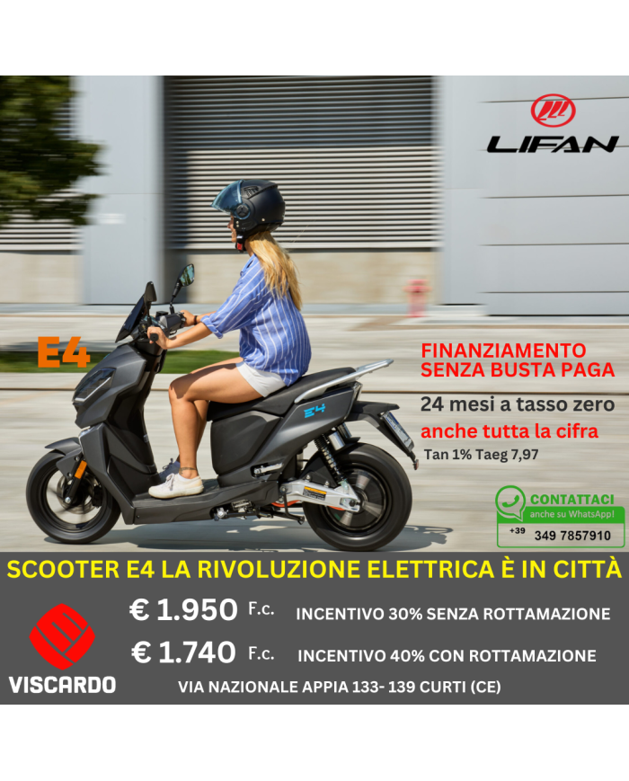 Scooter elettrico Lifan - E4 1900W