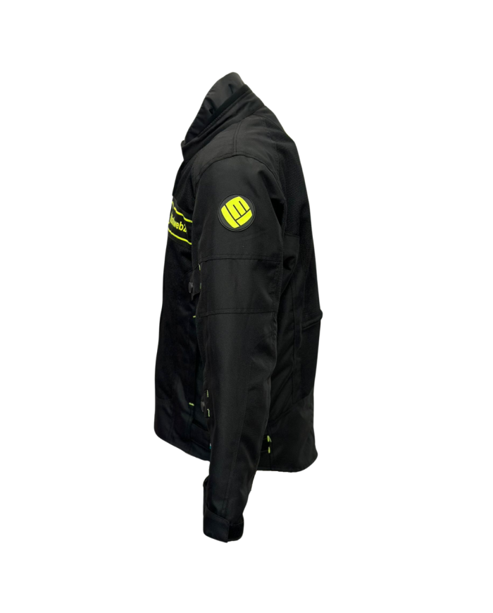 GIACCA MOTO EVO-FRESH IN&OUT NERA GIALLO FLUO MOTOWEB24