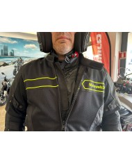 GIACCA MOTO EVO-FRESH IN&OUT NERA GIALLO FLUO MOTOWEB24