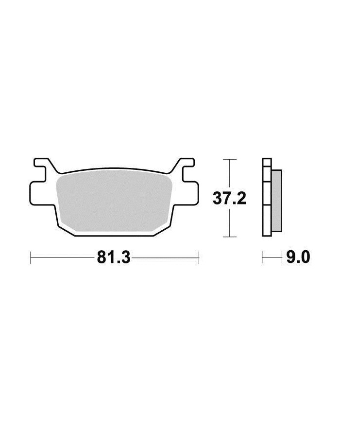 Pastiglie freno posteriore per Benelli  302S BN 302 Imperiale Leoncino 500