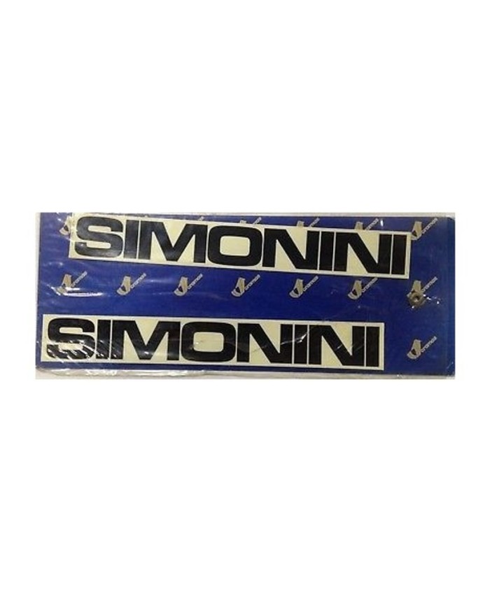 Adesivi serbatoio moto-Simonini d'epoca nero