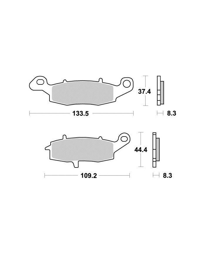 Pastiglie Freno Anteriore e Posteriore per Suzuki Intruder-V-Strom-Bandit codice-S1435
