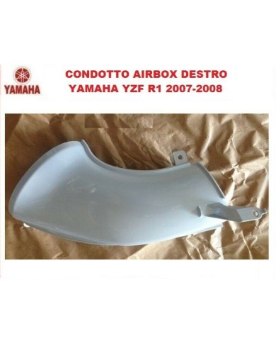 Condotto presa aria AIRBOX destro Yamaha YZF R1 dal 2007 codice-4C82838R00P2