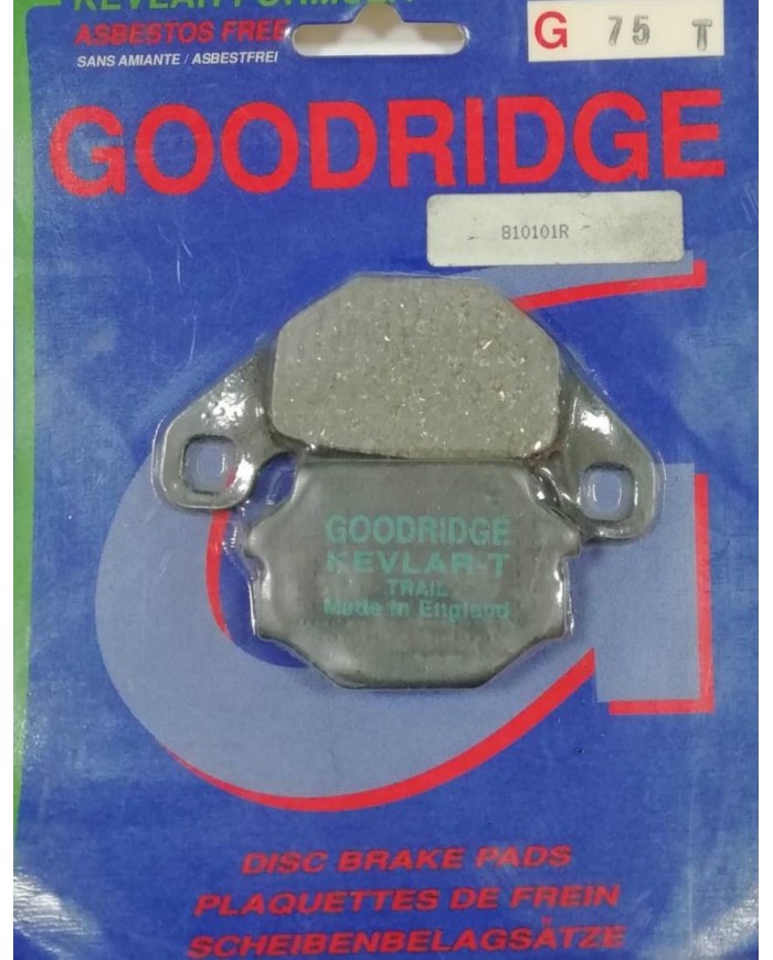 Pastiglie freno posteriore originale Goodridge Kymco Agility-Visa codice 810101R