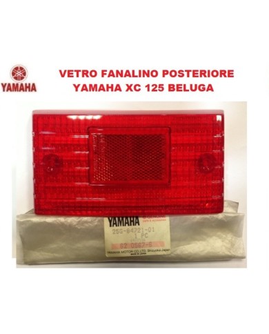 Coperchio vetro fanalino posteriore Yamaha XC 125 Beluga codice 25G847210100