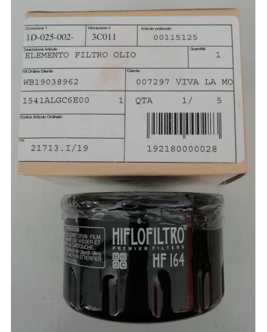Filtro olio originale Kymco AK 550 codice 00115125