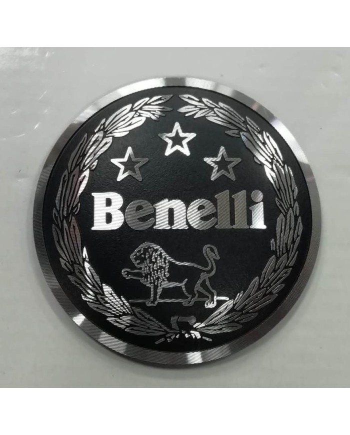 Adesivo logo metallico originale Benelli Leoncino 250-500